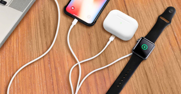 3 in 1 multiple charging cable